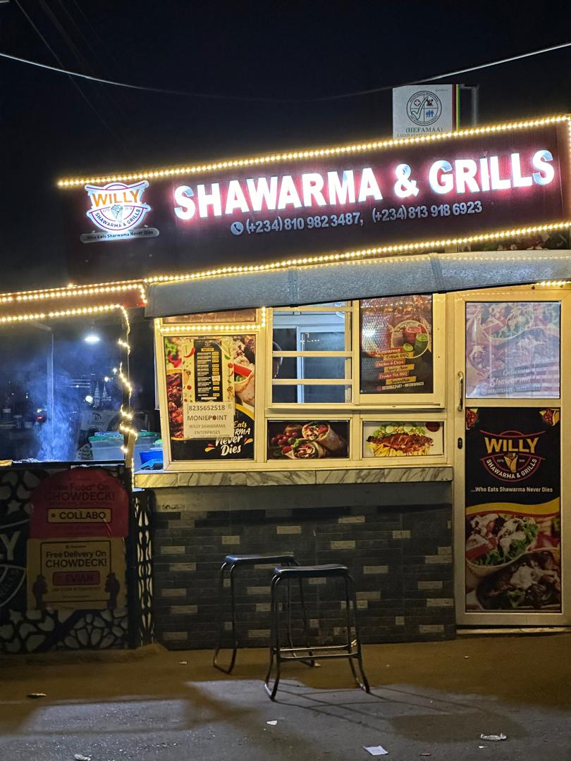 Willy's Shawarma & Grills location in Lagos